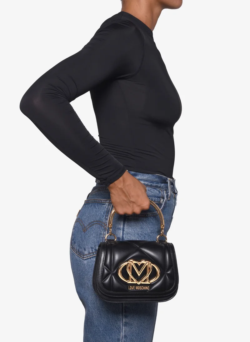 Love Moschino  Embossed Satchel Bag for Women | Best Price UAE